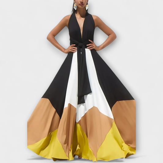 Nava - Open Back Long Dress