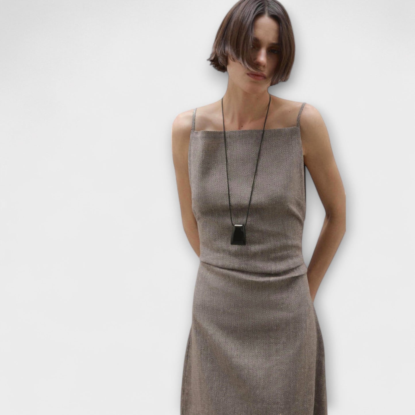 Clara - Flowing Maxi Dress in a Linen Blend