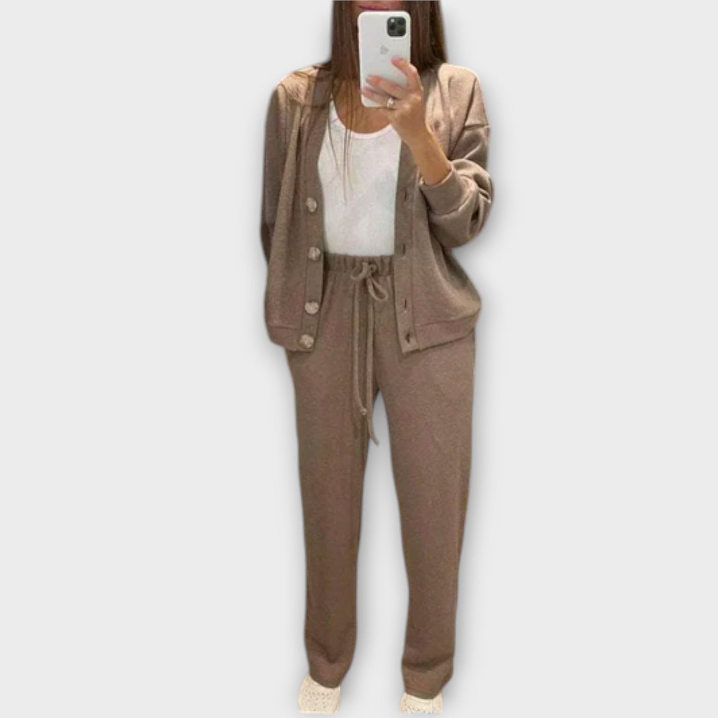 Chantal – Cardigan and Pants Set