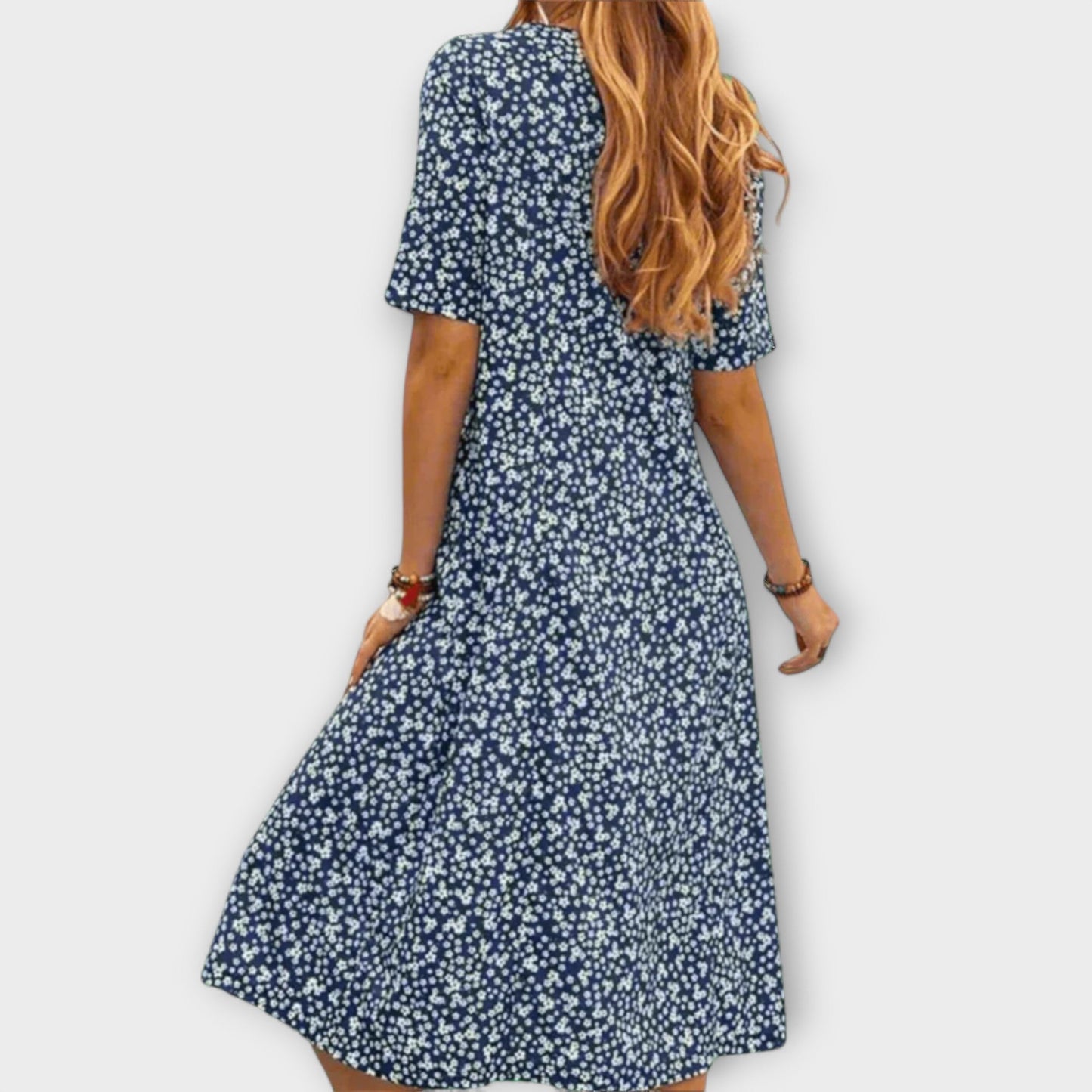 Paula - Elegant Floral Dress Crafted from High-Quality Fabric