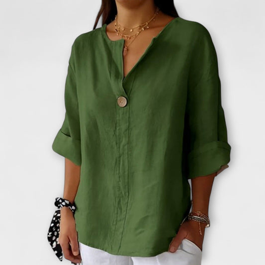 Nicolette - Chic V-Neck Blouse