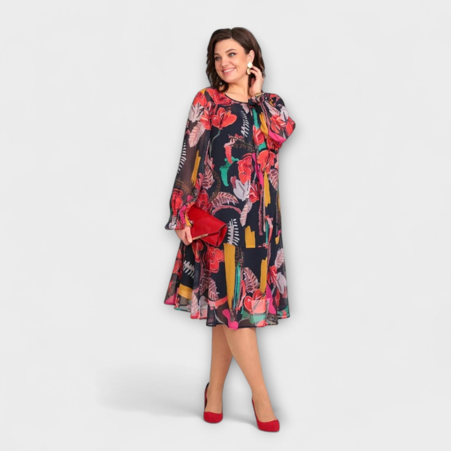 Caroline - Elegant Plus-Size Dress for Maximum Comfort