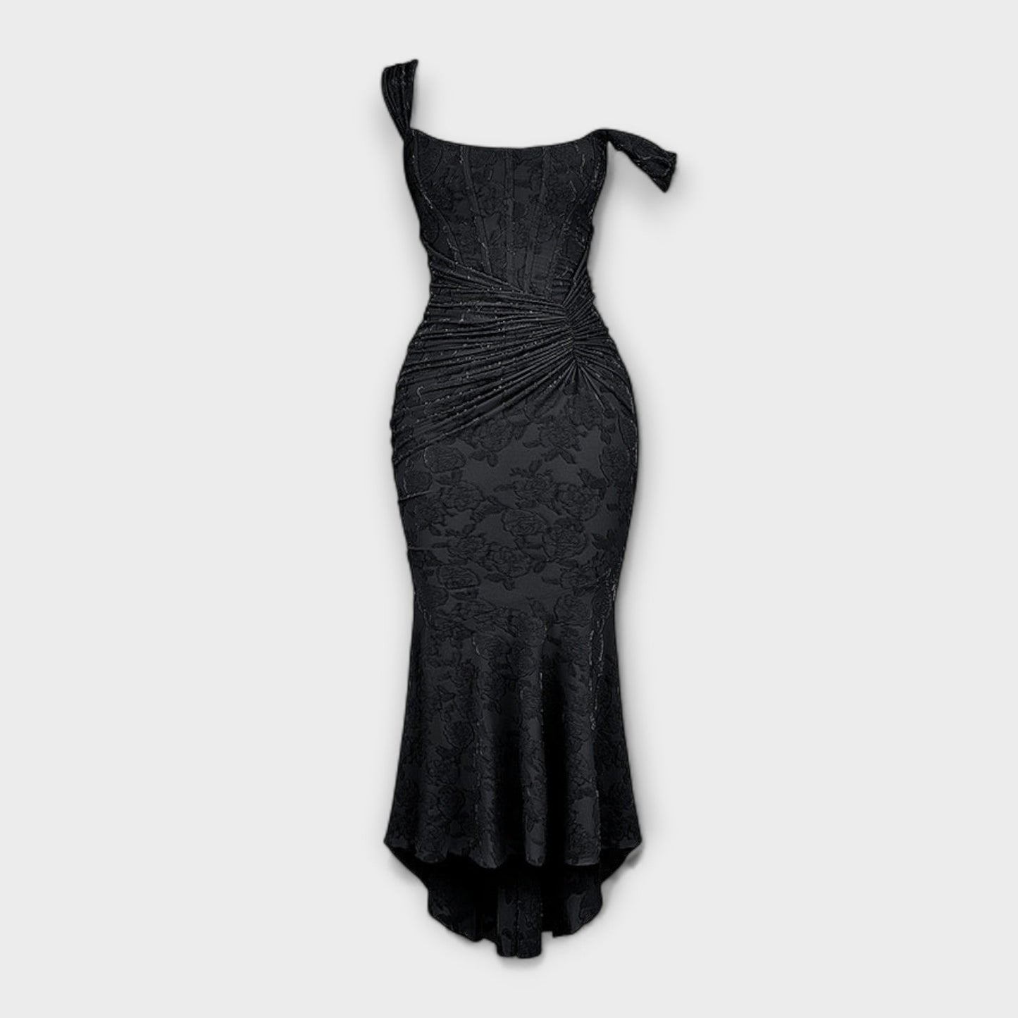 Renske - Elegant Long Dress with Refined Corset