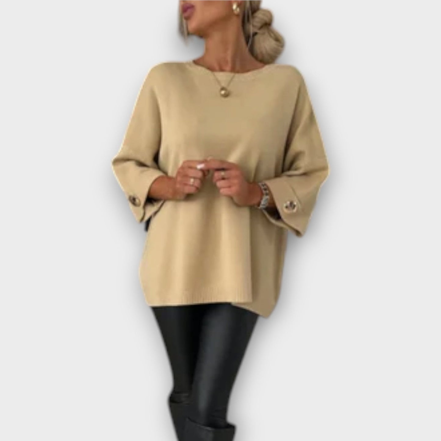 Isabella - Stylish Knit Blouse