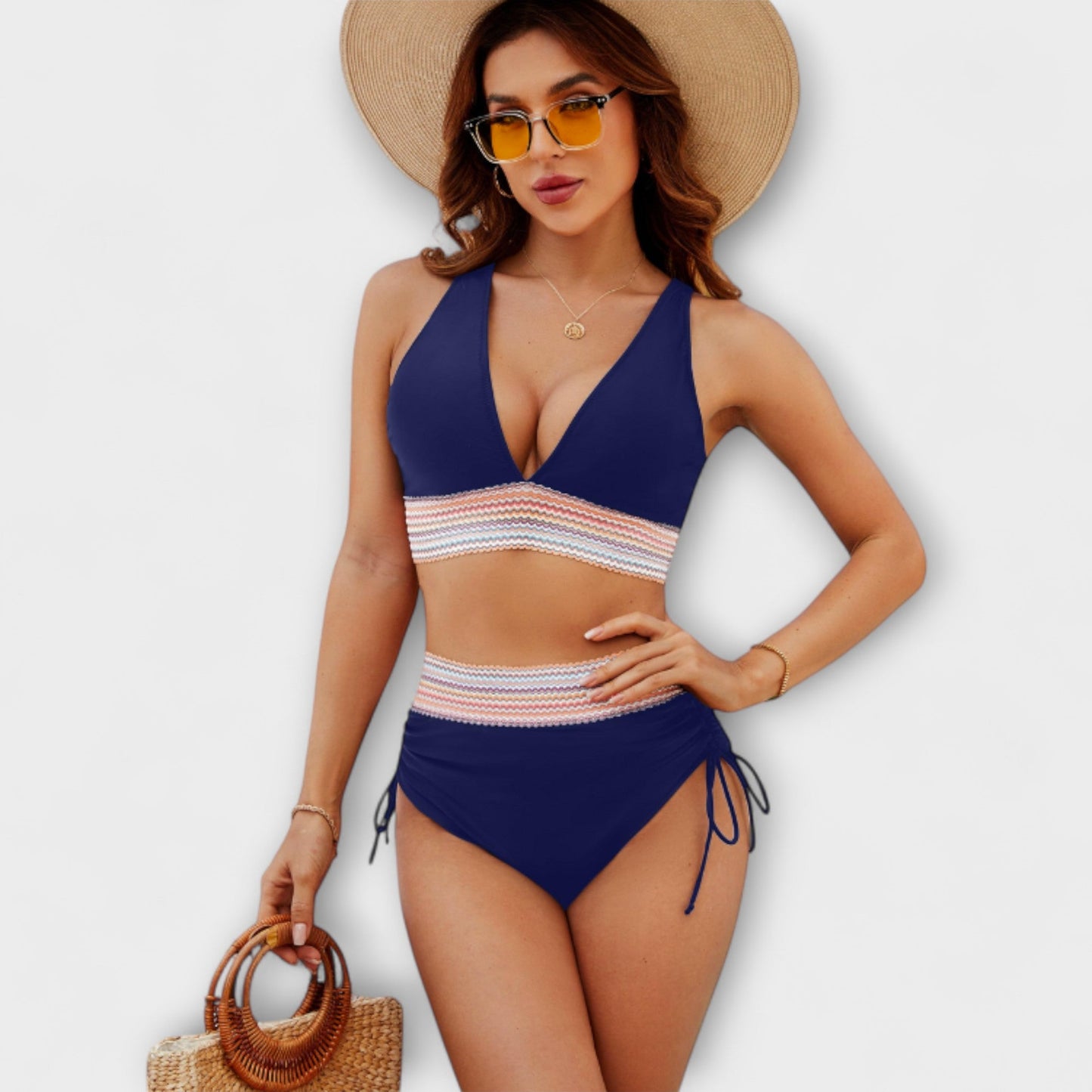Frances – High-Cut Bikini with Tummy Control