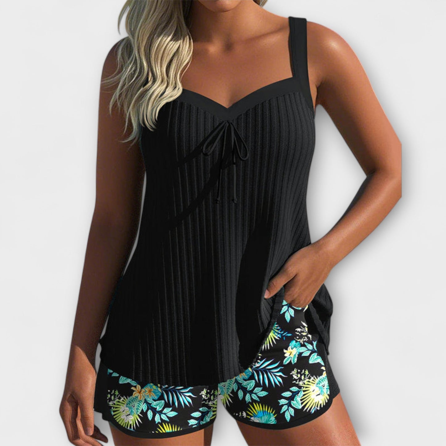 Teresa - Striped Beach Set