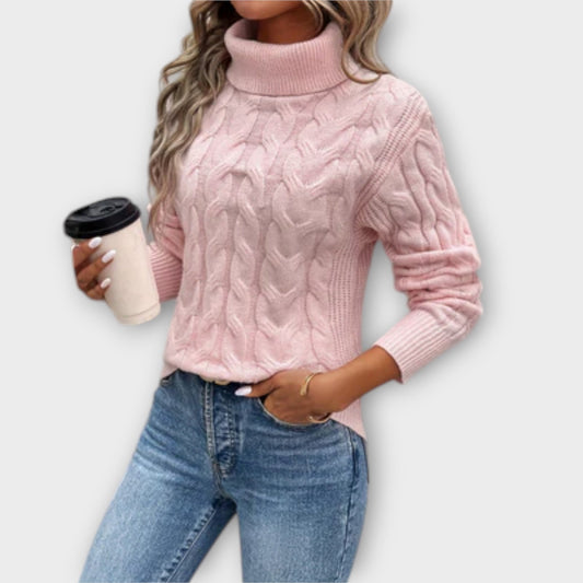 Amelia – Stylish Knit Turtleneck Sweater