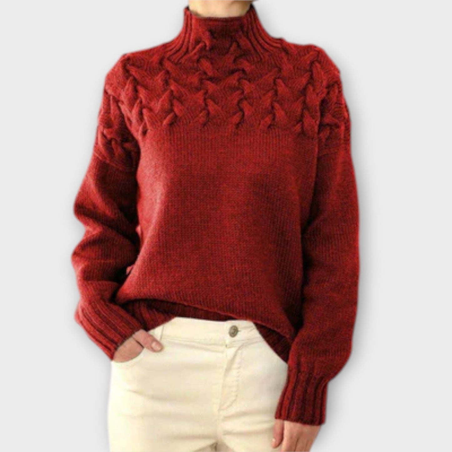 Eva - Women's Cable Knit Sweater