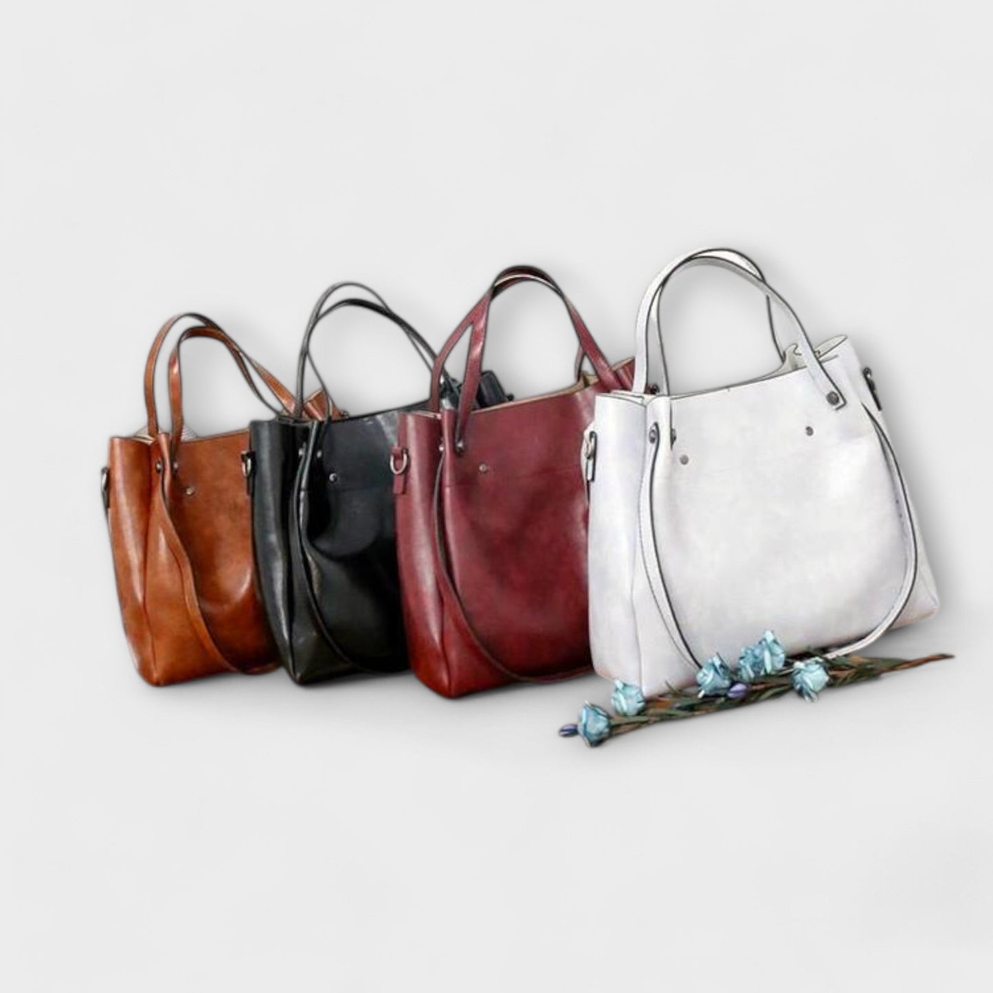 Lora - 4-Piece Vintage Bag Set