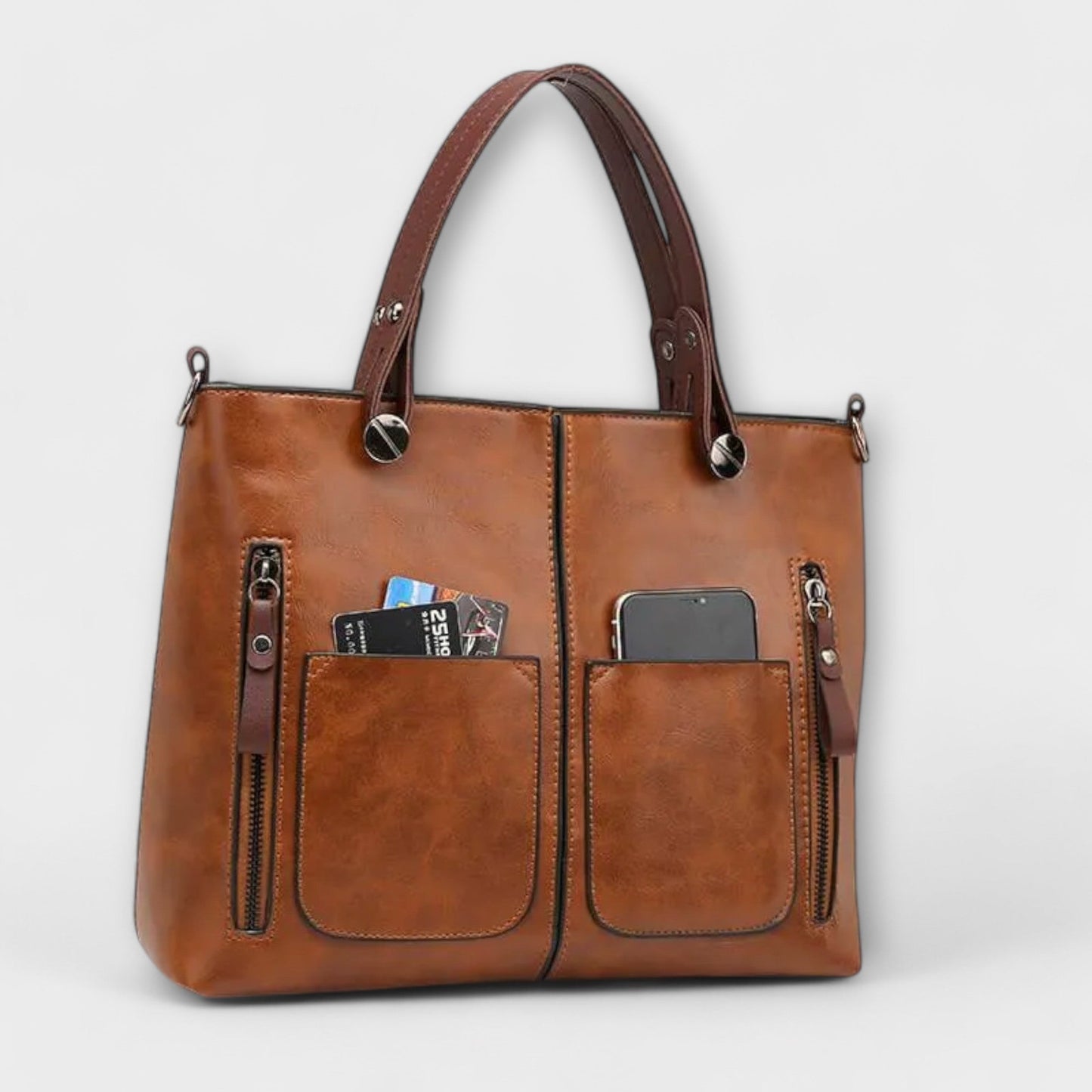 Lora - Elegant Leather Handbag