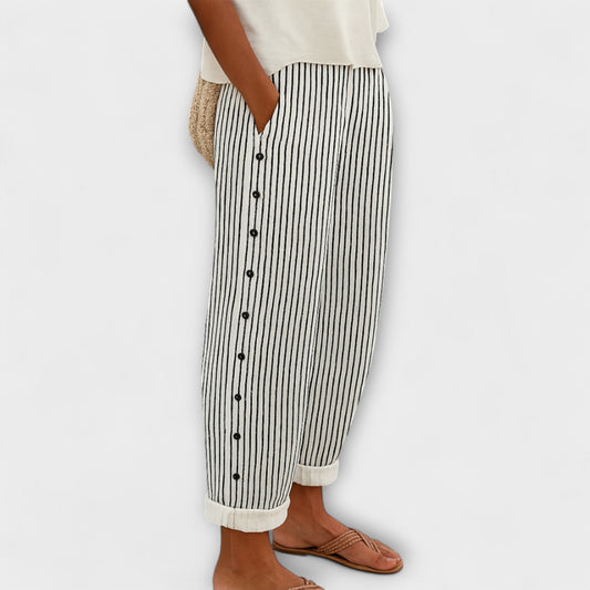 Rea - Relaxed Striped Lounge Pants