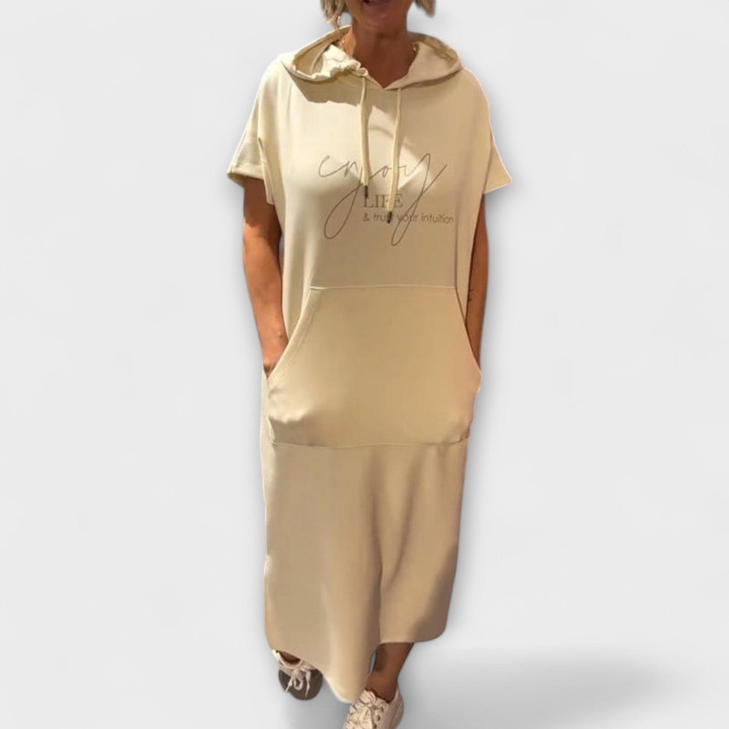 Daisy - Casual Hoodie Dress