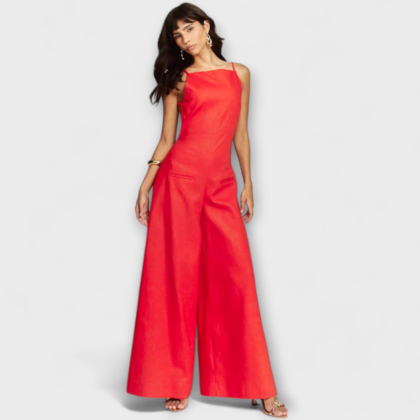 Ylva - Shimmering Halter Jumpsuit