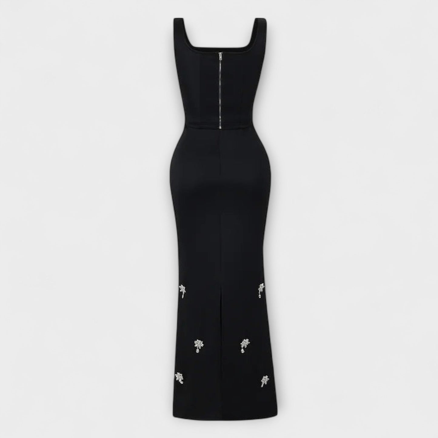 Avalon - Black Pearl Zipper Top and Skirt Set