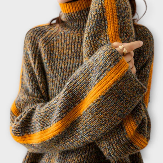 Breseis - Retro Turtleneck Sweater