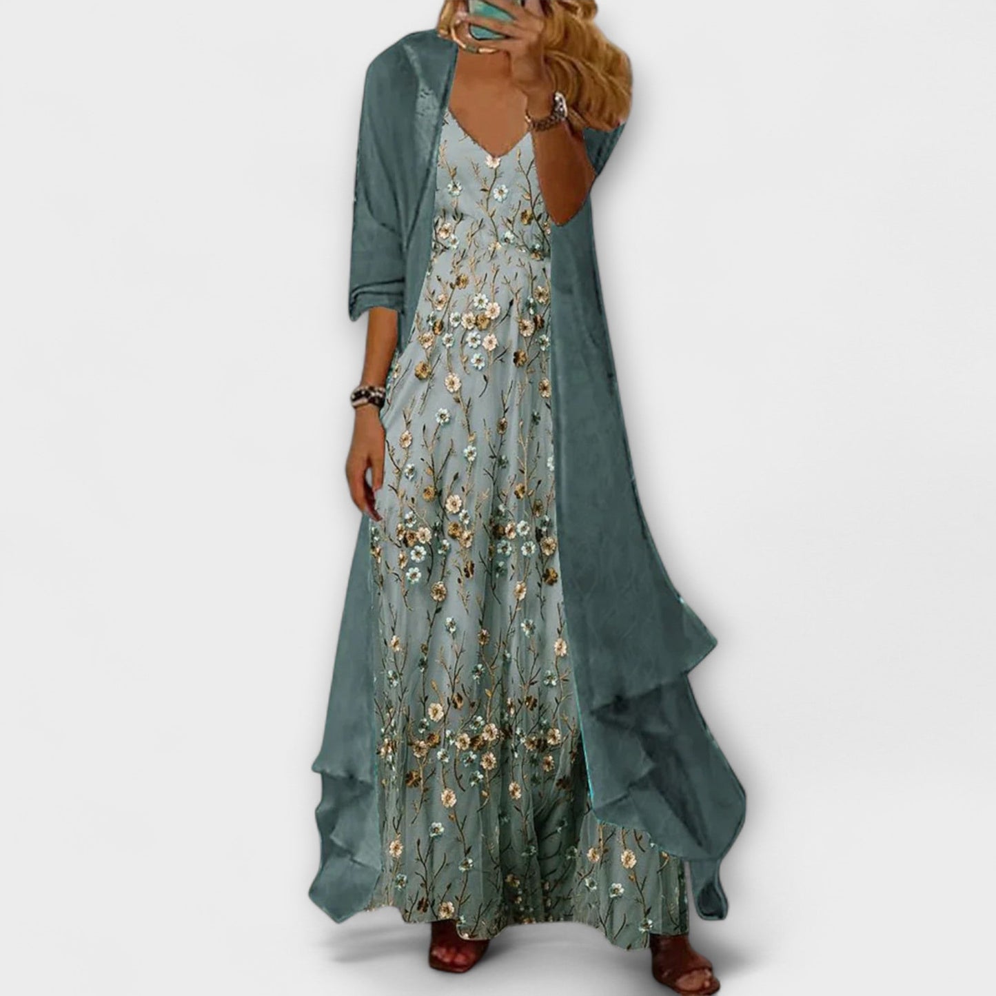 Mara - Maxi Dress and Jacket Set (2-Piece)