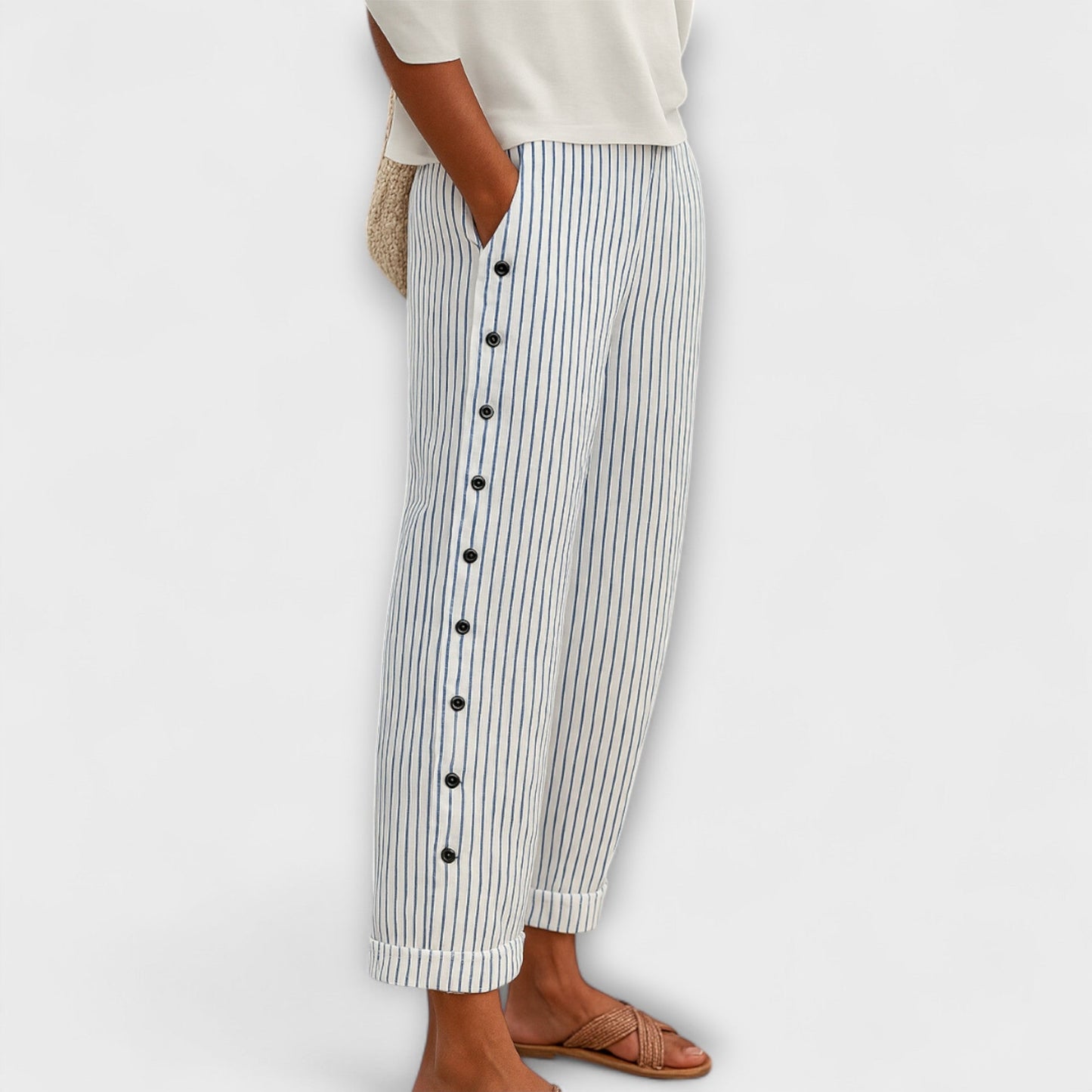 Rea - Relaxed Striped Lounge Pants