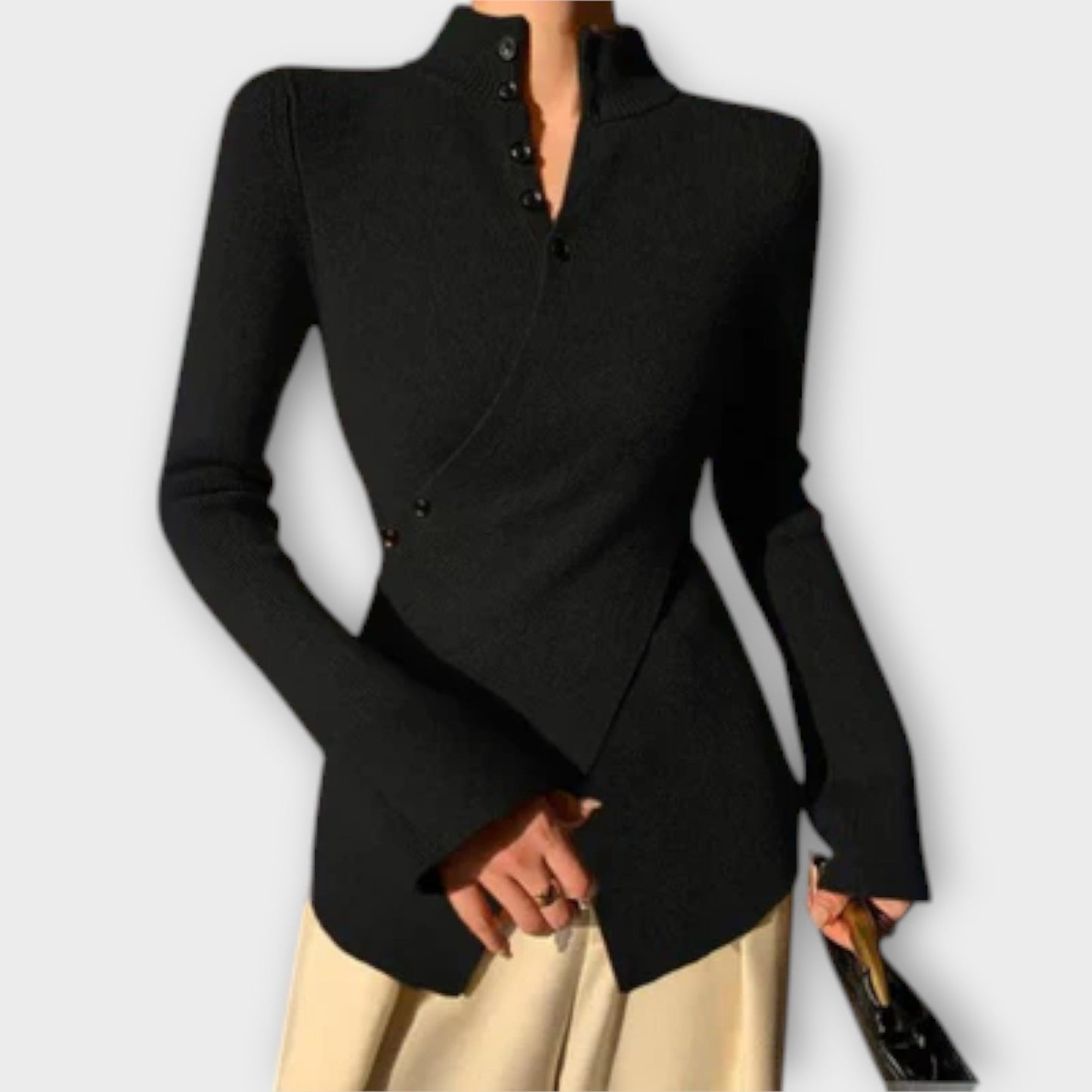 Michiko – Stylish Slim Fit Knit Sweater