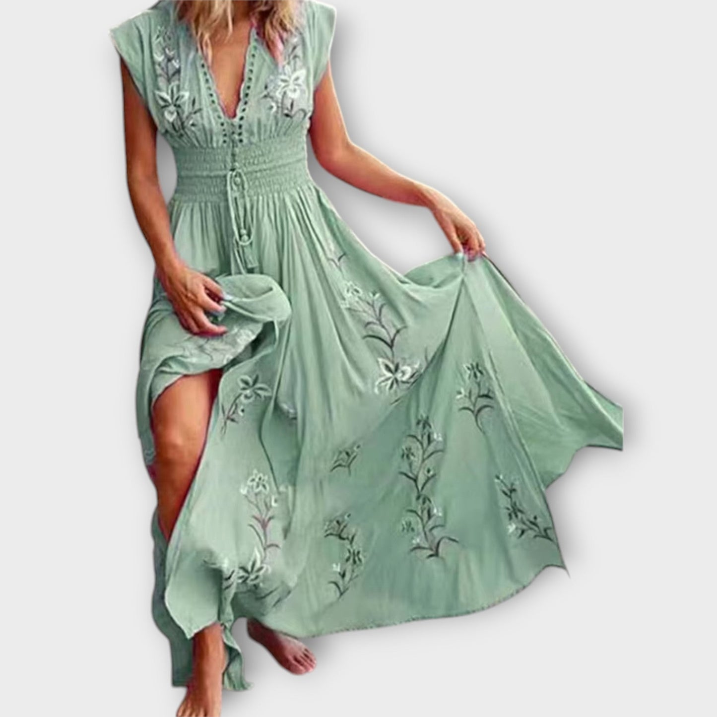 Felizia – Boho Dress with Captivating Embroidery