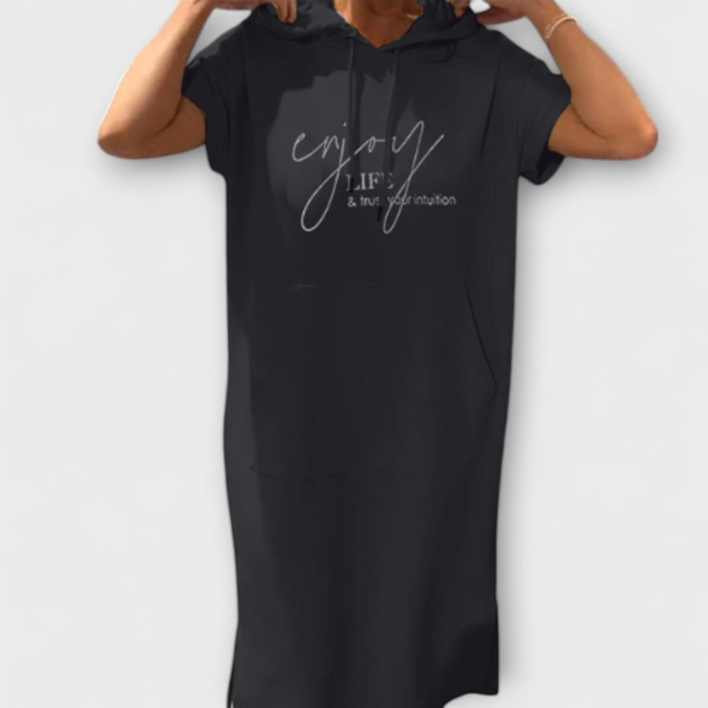 Daisy - Casual Hoodie Dress