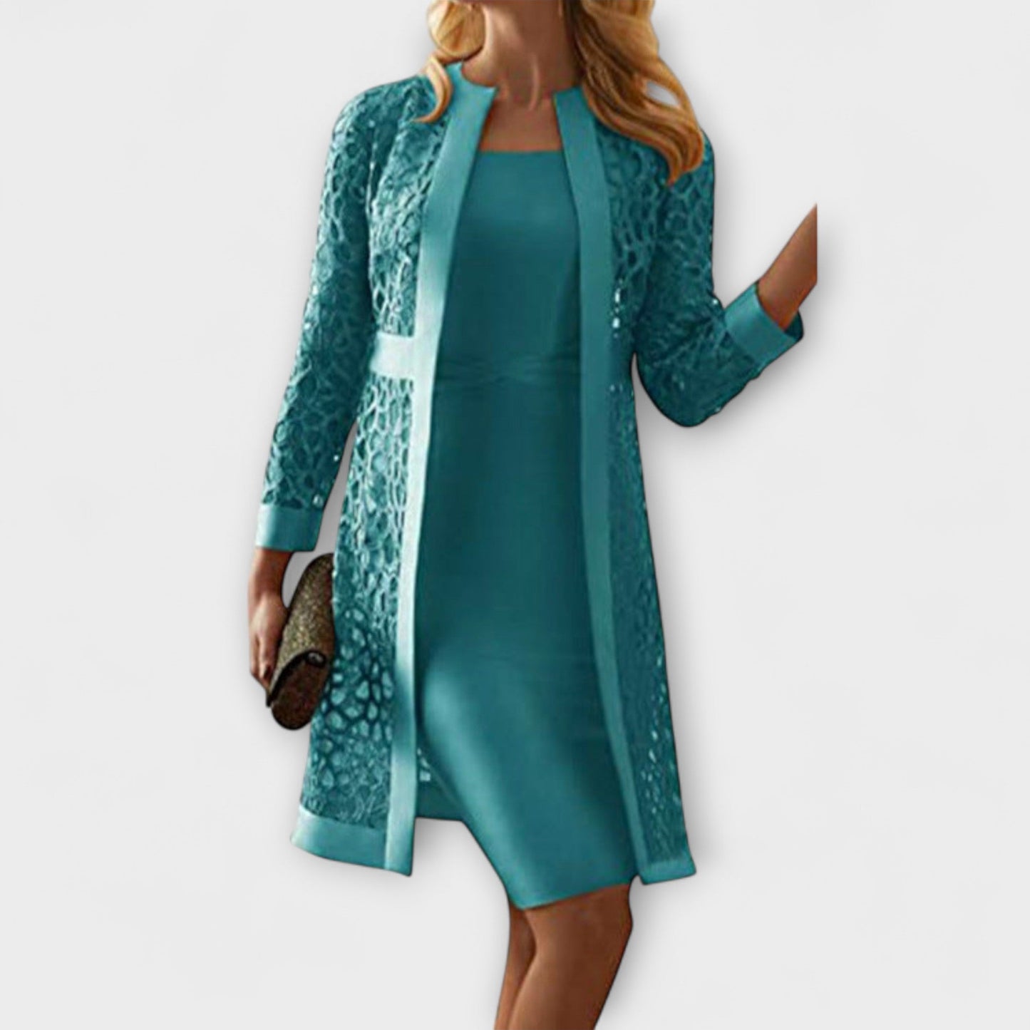 Runa - Stylish Two-Piece Lace Dress