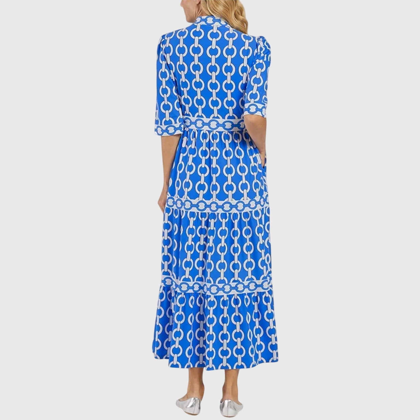 Midi Dresses with Chain Print