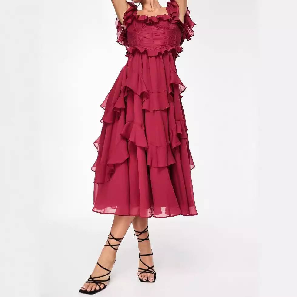 Elisa - Ruffle Detail Dress