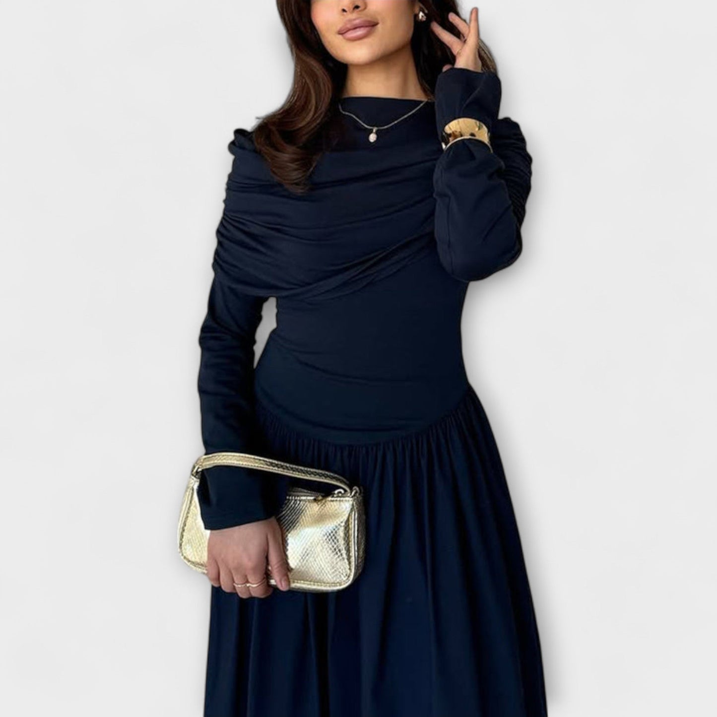 Jessica - Easygoing Pleated Dress