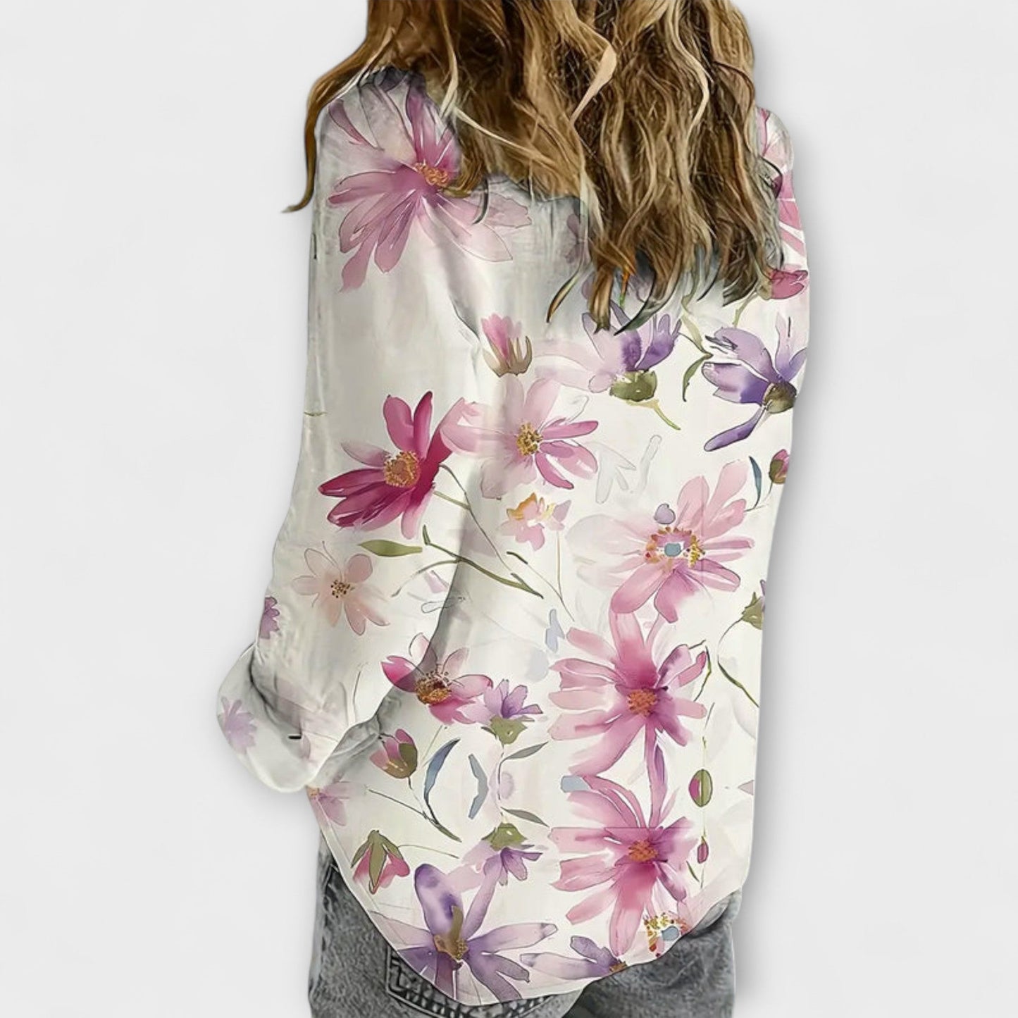 Gaida - Lightweight Floral Summer Blouse