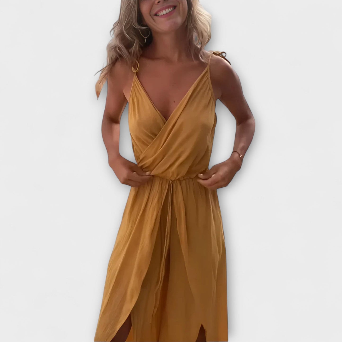 Anna - Donatila Side-Slit Jumpsuit