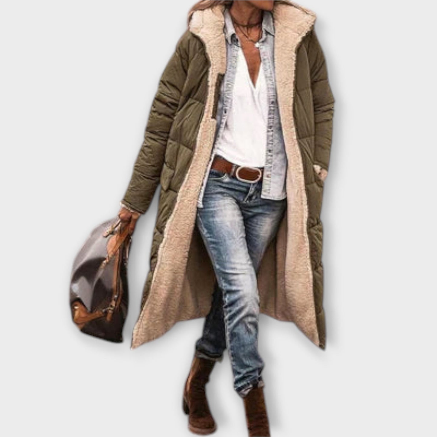 Kora - Comfortable Fur-Lined Coat