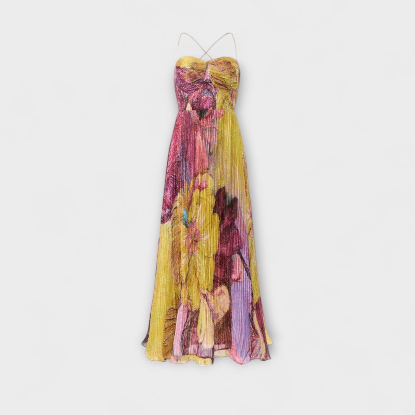 Kiara - Maxi Dress with Bold Ikat Print