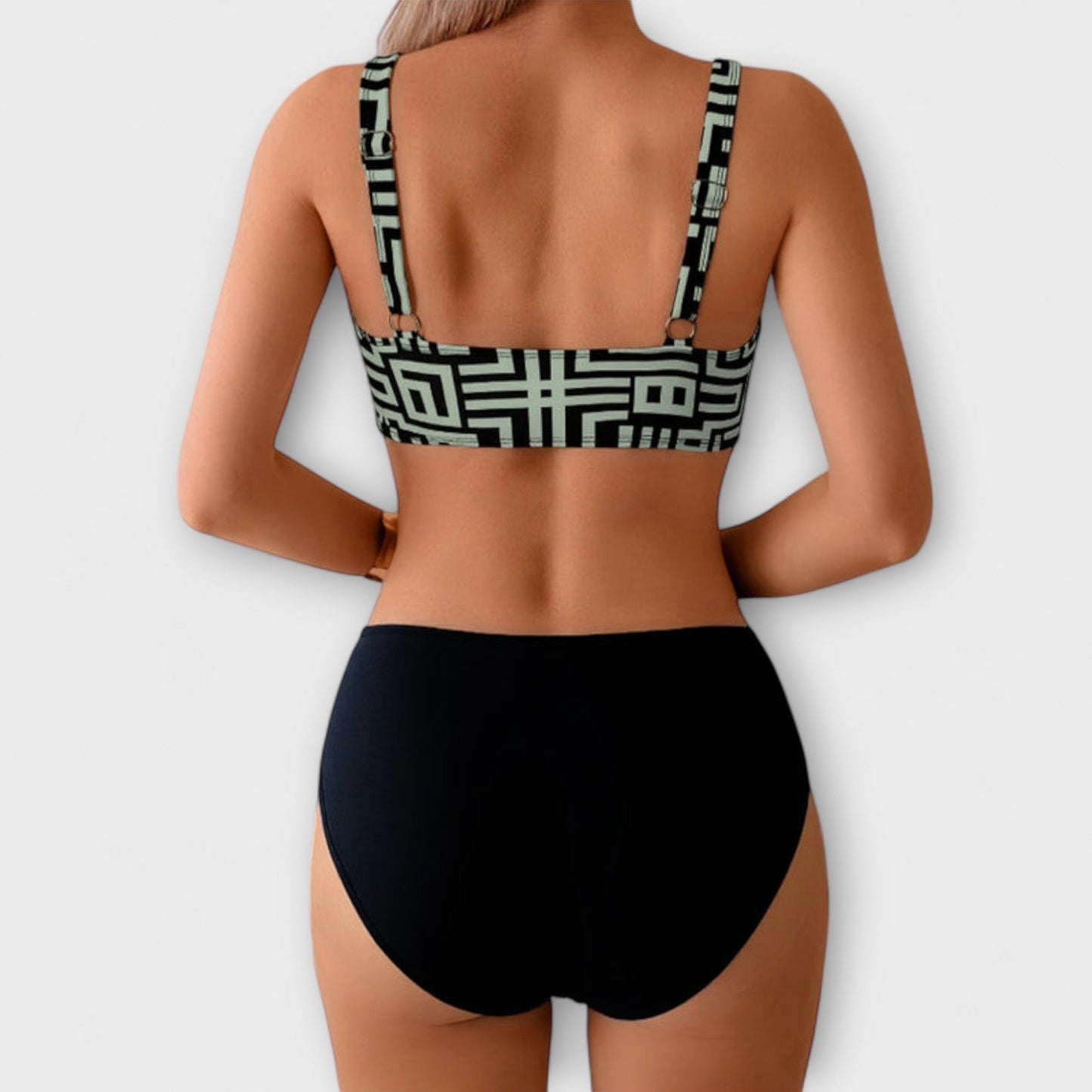 Claire - Stylish Two-Piece Patterned Bikini