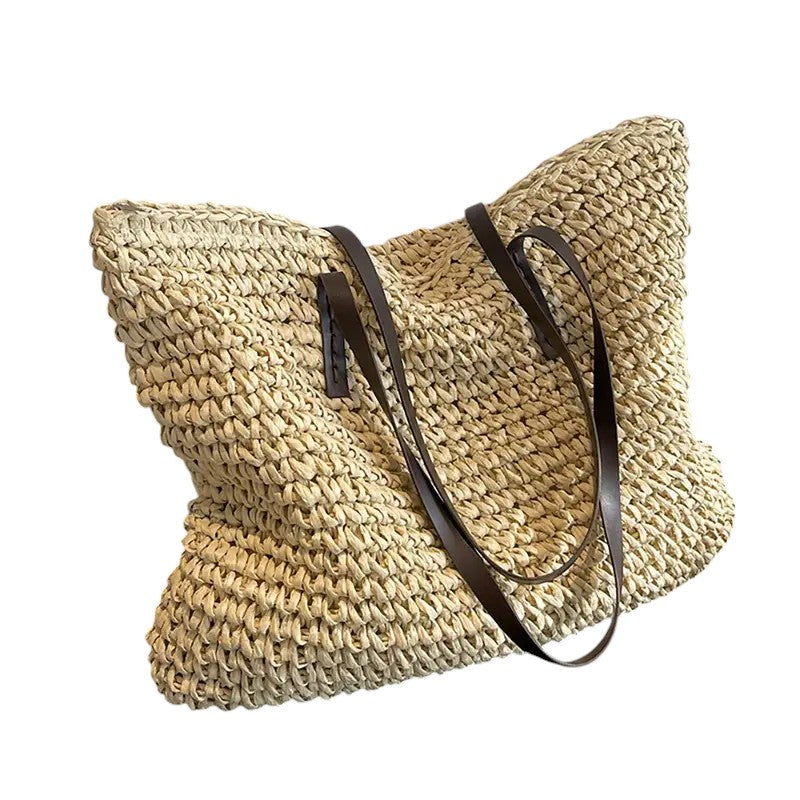 Lora Woven Tote Bag