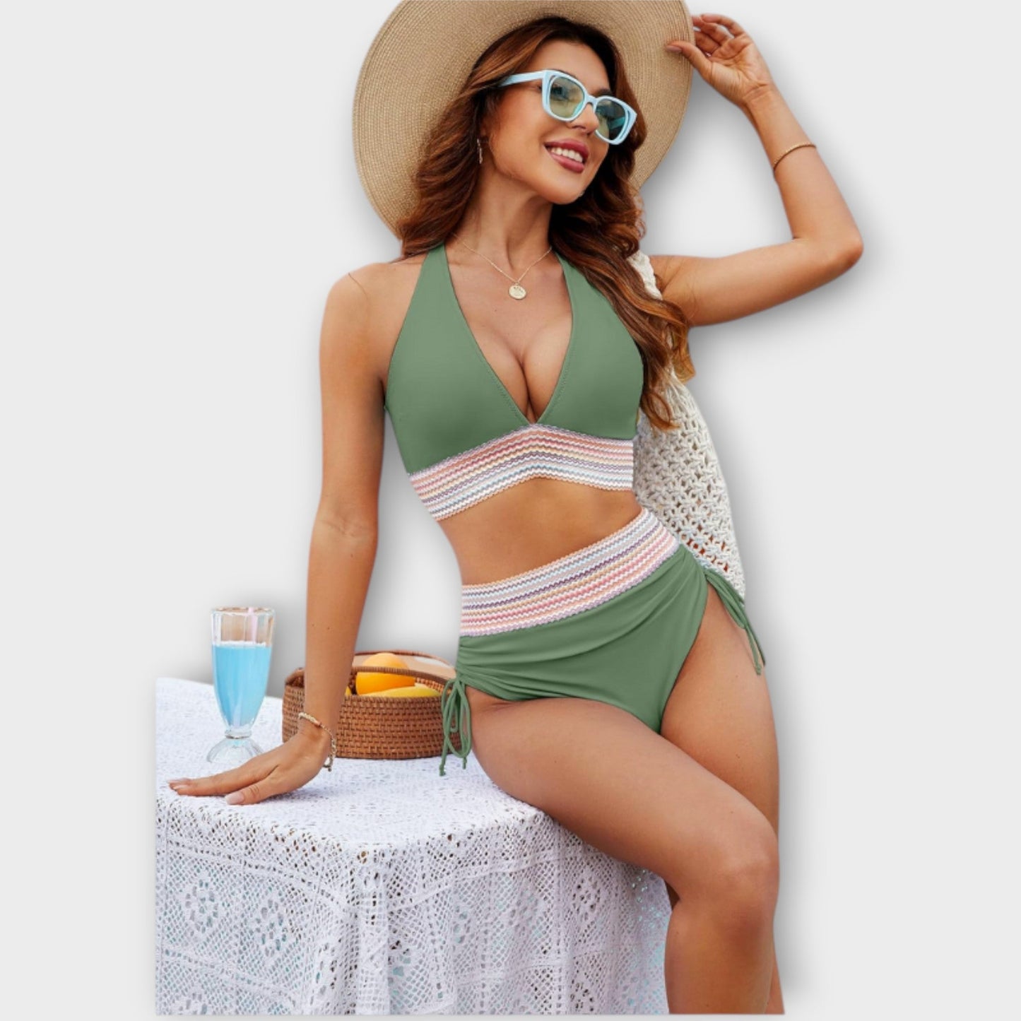 Frances – High-Cut Bikini with Tummy Control
