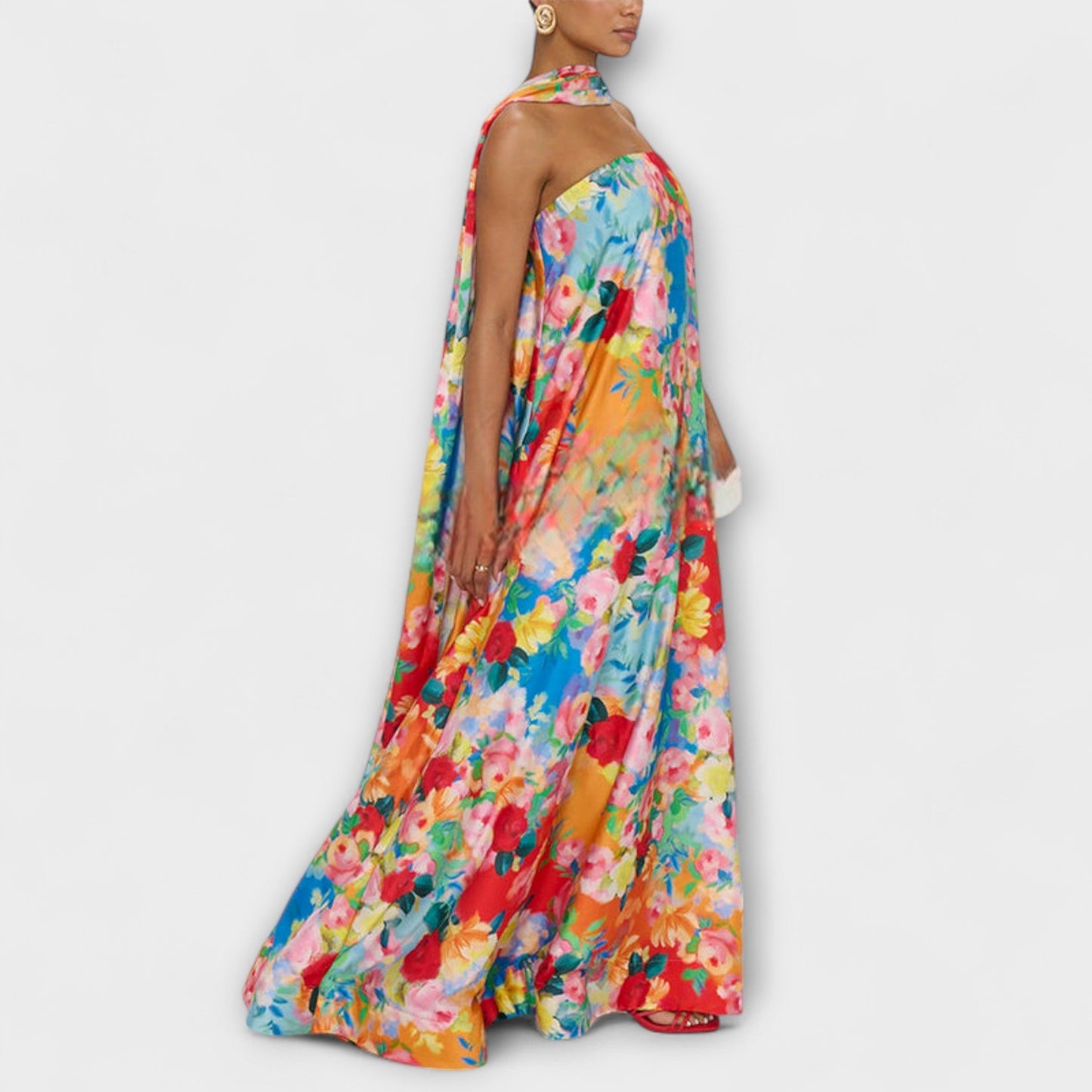 Harlow Off-Shoulder Floral Maxi Dress
