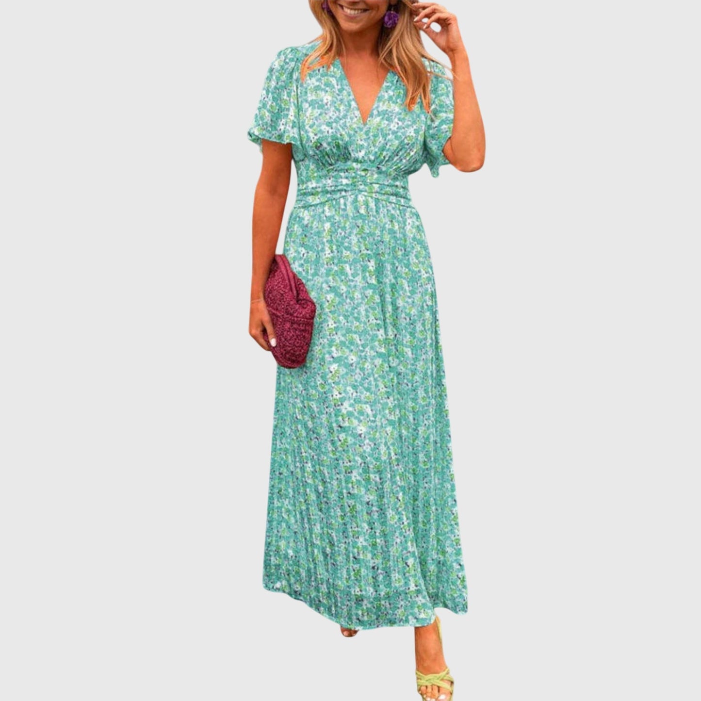 Classic Dresses with V-Neck