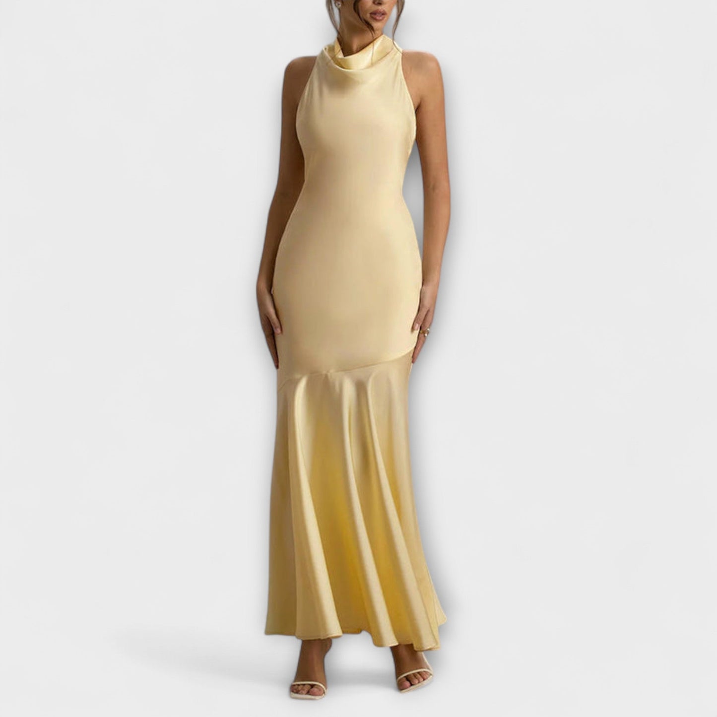 Lennon - Elegant Satin Maxi Dress