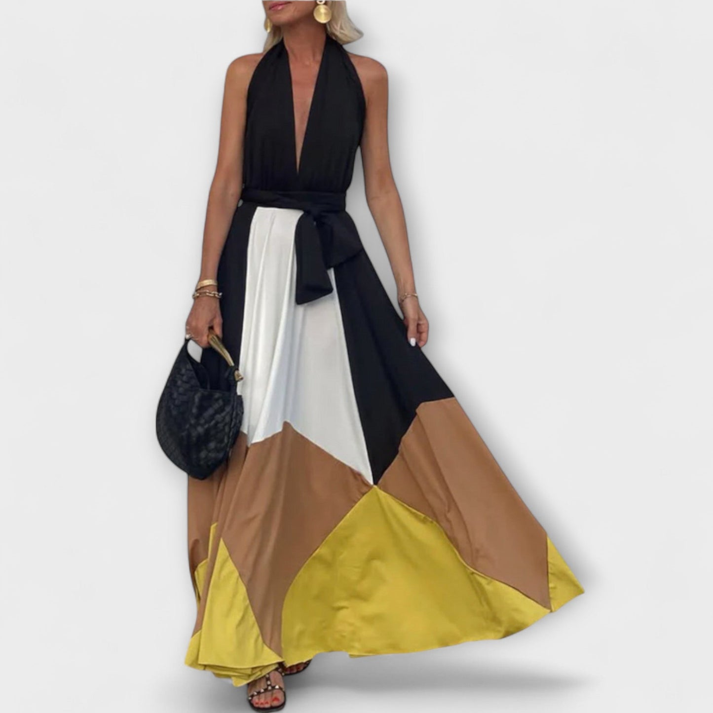 Nava - Open Back Long Dress