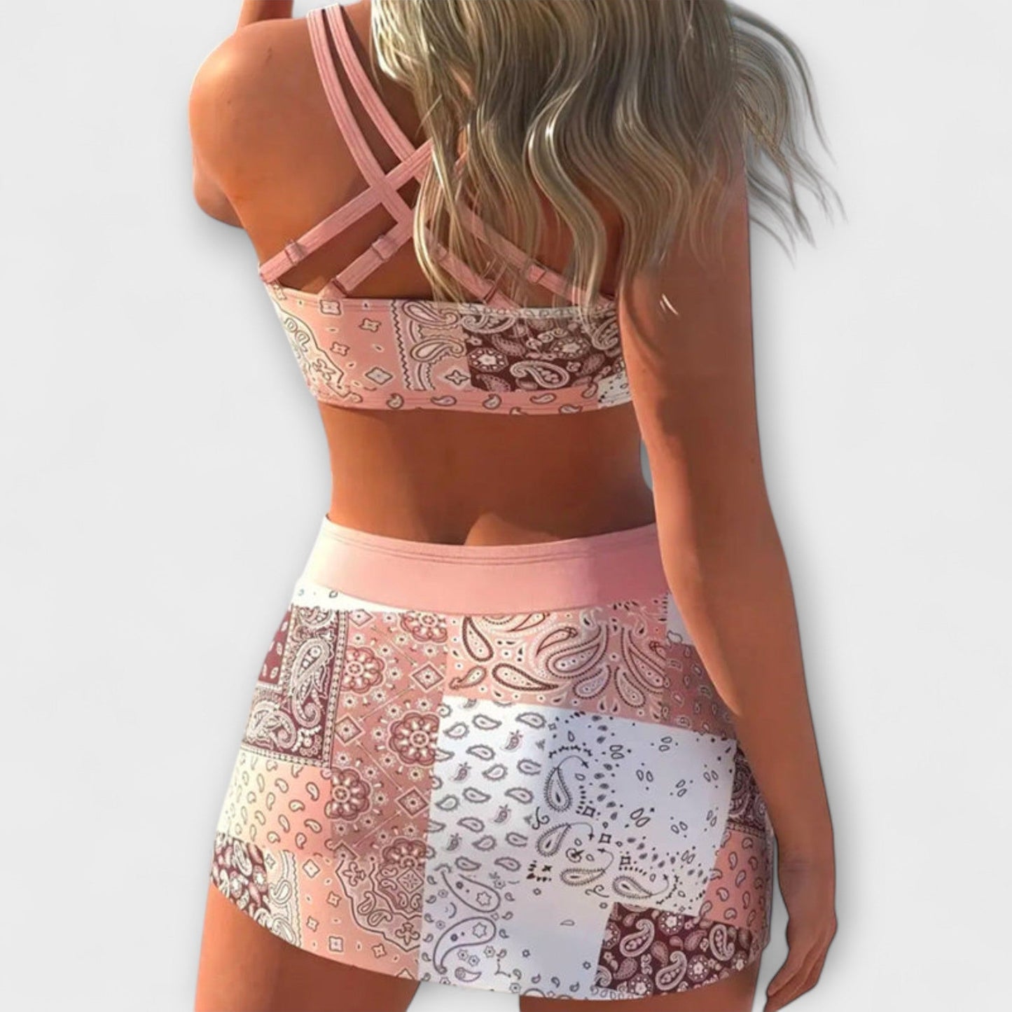 Pauline - Rock Bikini with Bow Detail