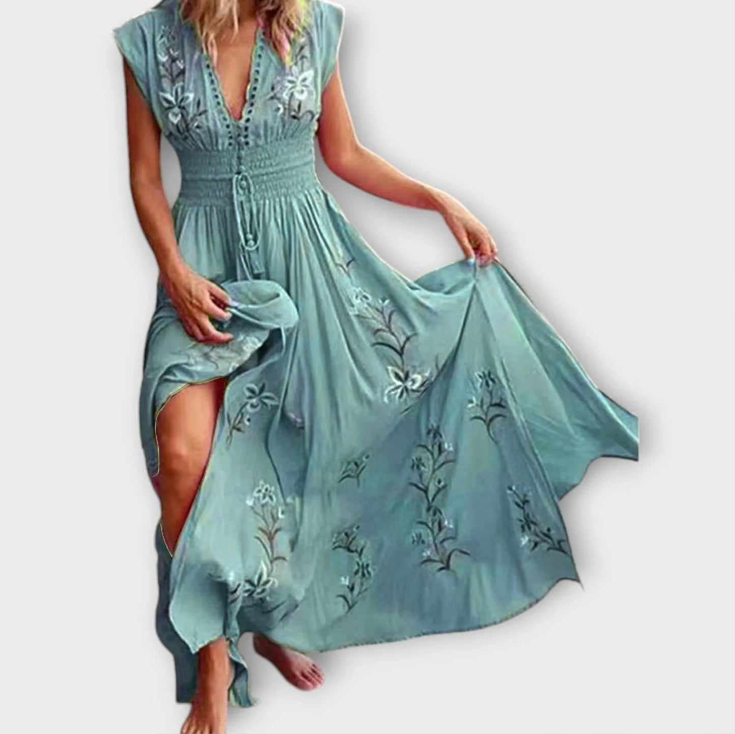 Felizia – Boho Dress with Captivating Embroidery