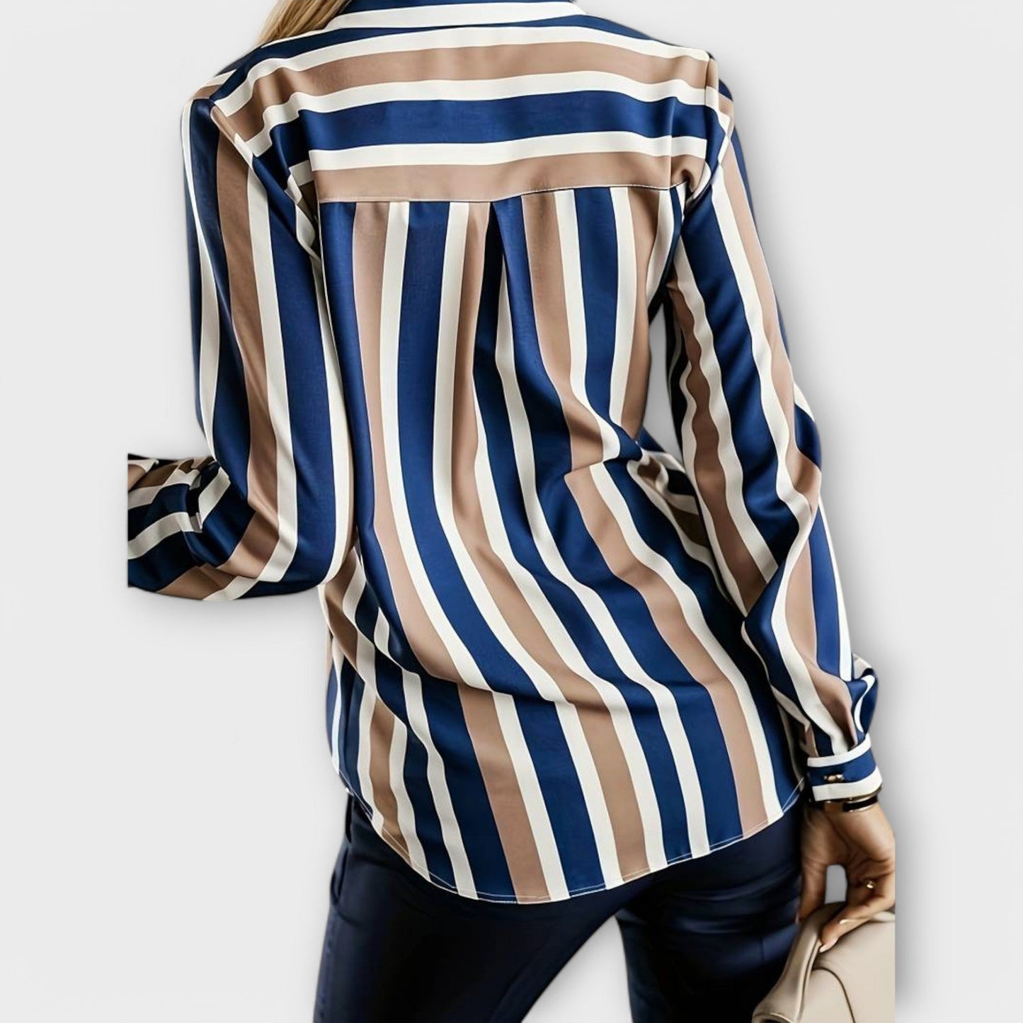 Emily - Relaxed Striped Blouse for Casual Wear