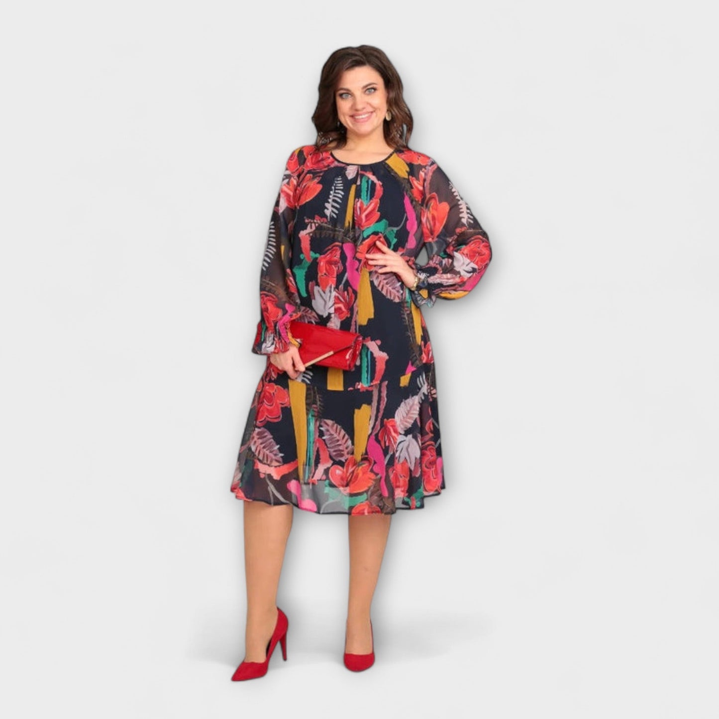 Caroline - Elegant Plus-Size Dress for Maximum Comfort