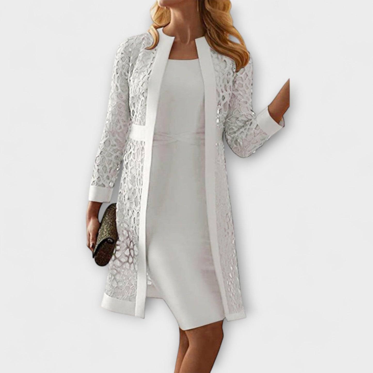 Runa - Stylish Two-Piece Lace Dress