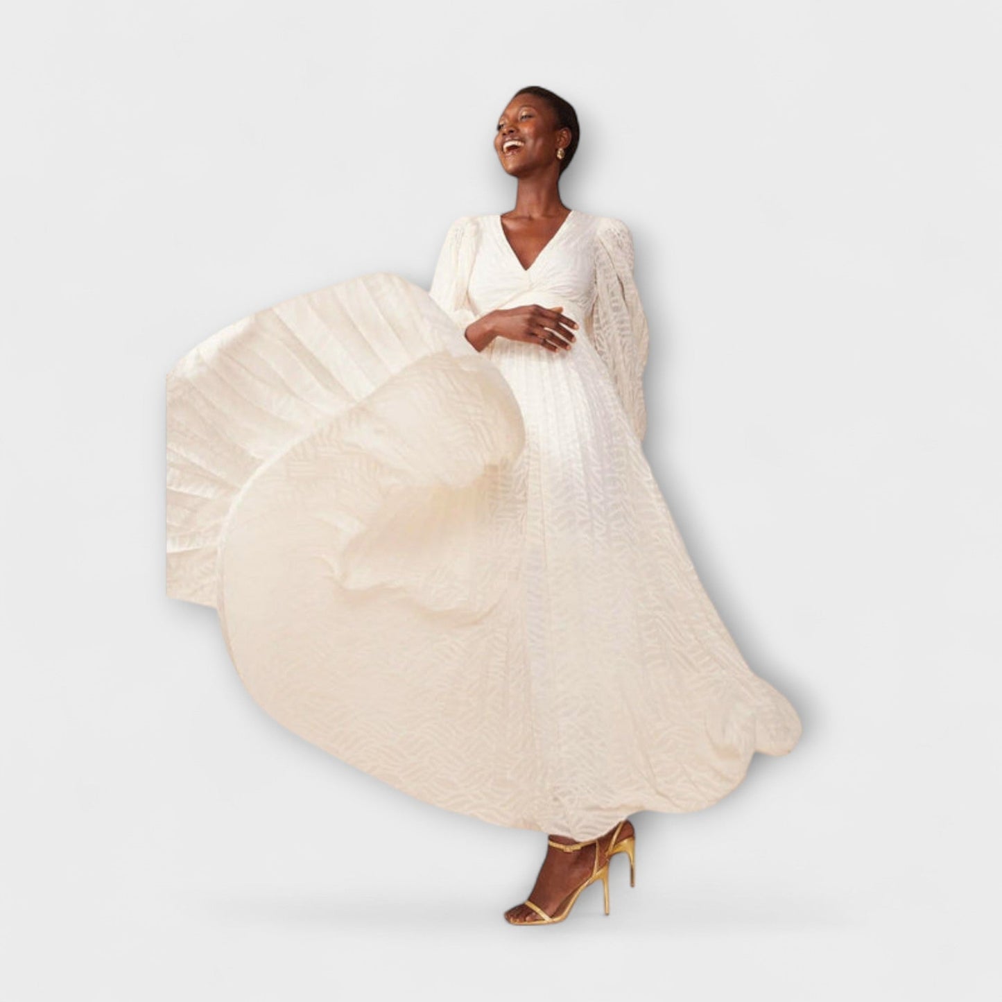 Elsa Cream Maxi Dress by Allegory