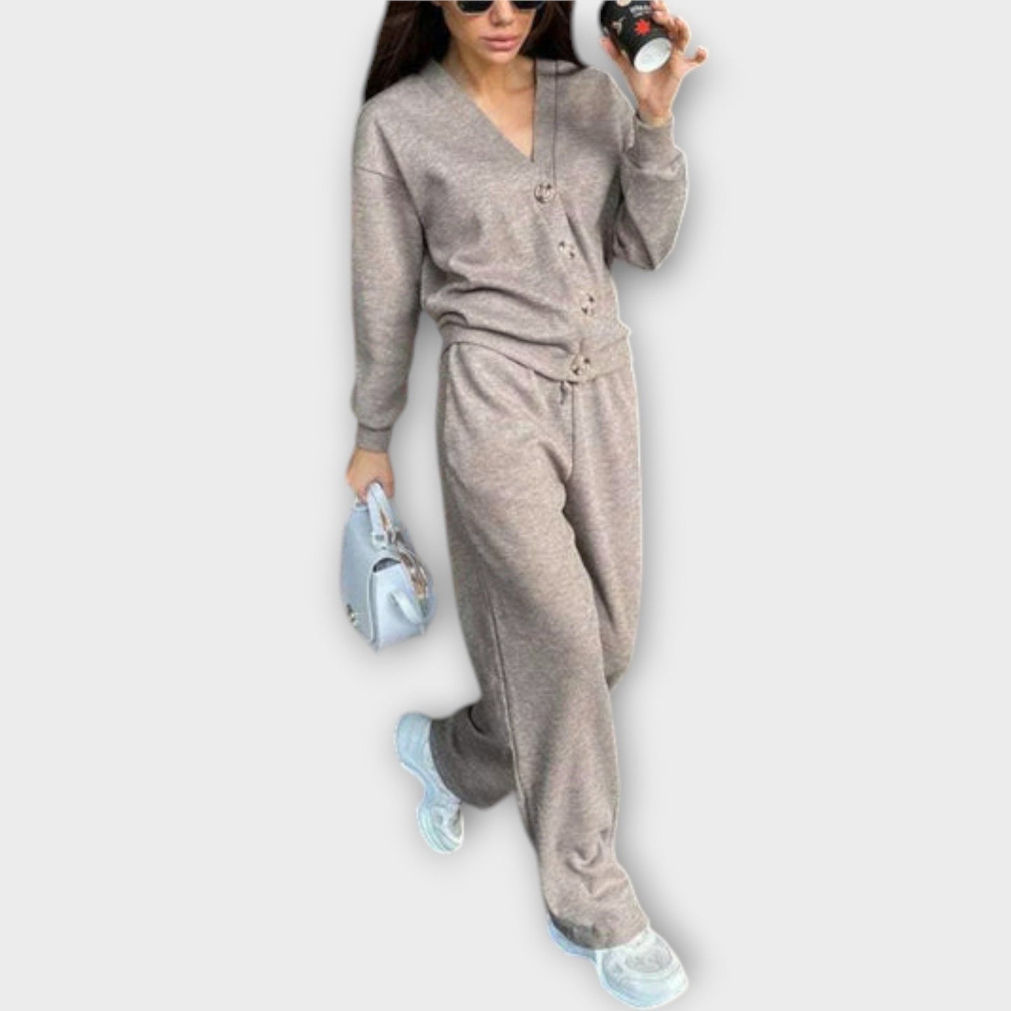 Chantal – Cardigan and Pants Set