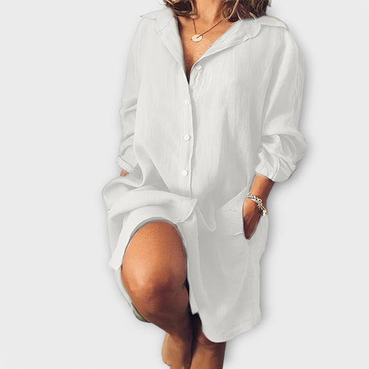 Everyday Casual Linen Blouse