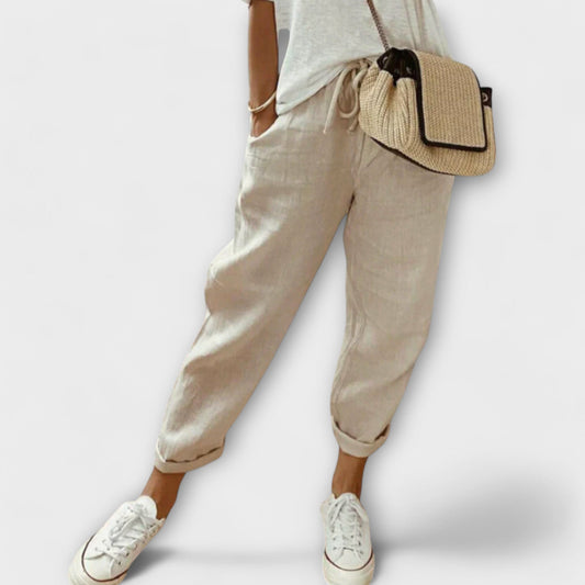 Bibi - Stylish Casual Linen Pants