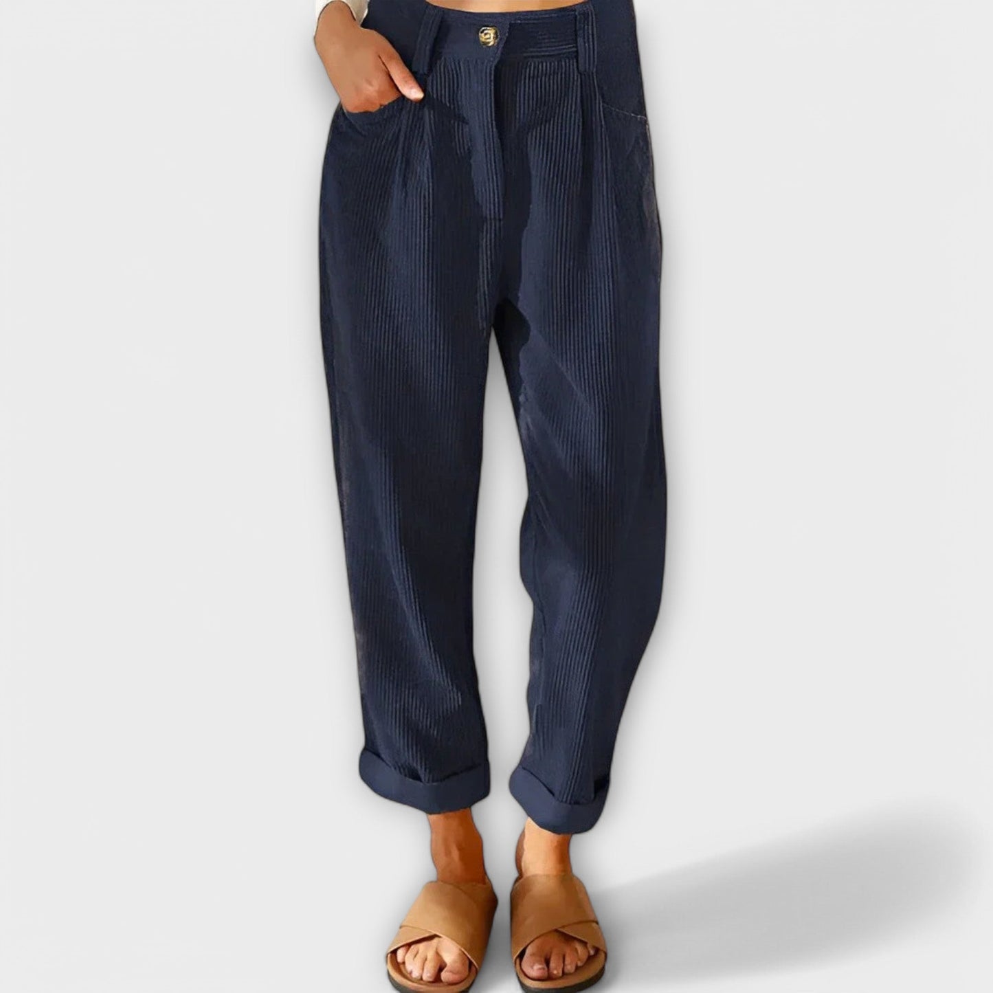 Jana - Contemporary Corduroy Pants