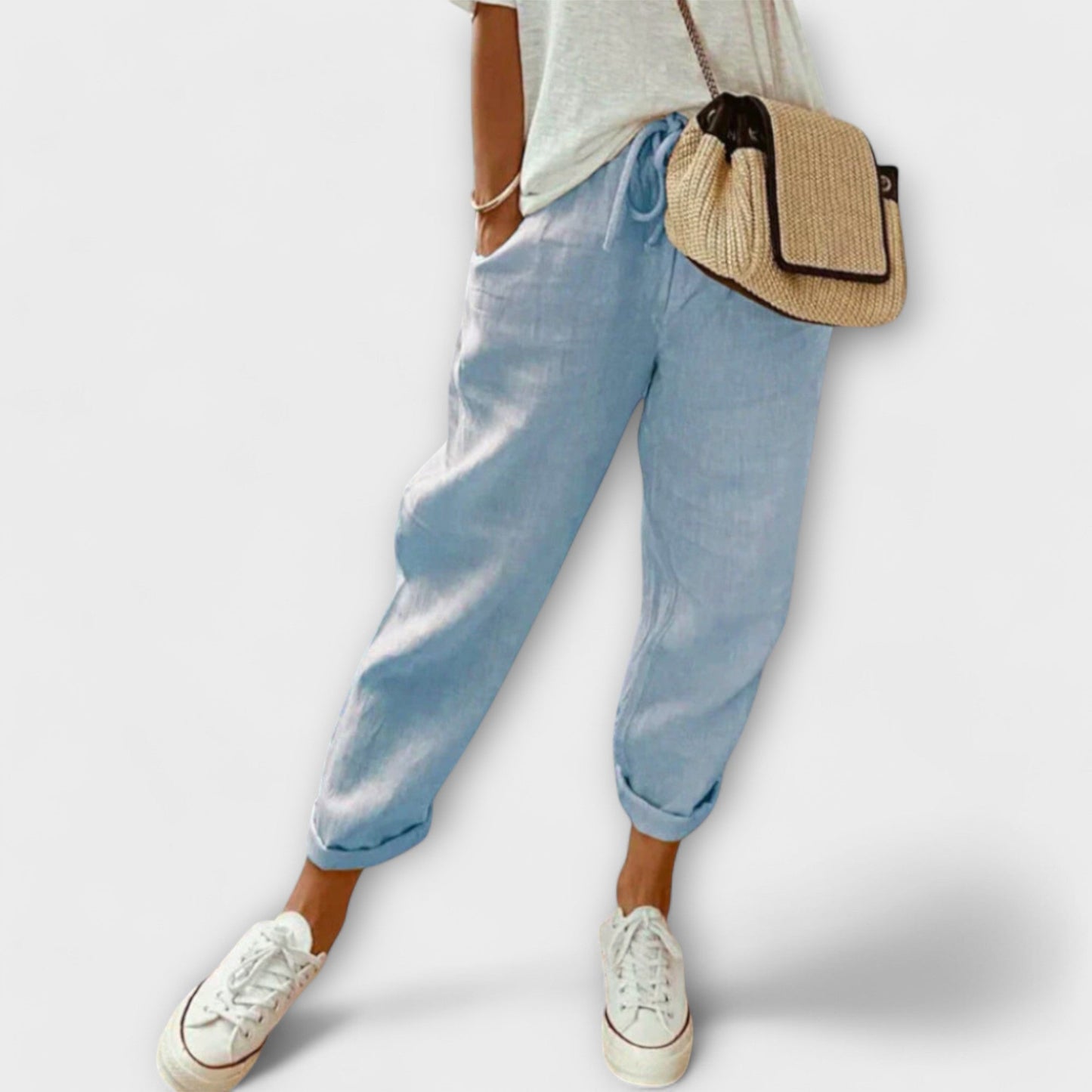 Bibi - Stylish Casual Linen Pants